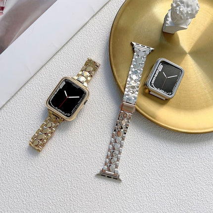 Electroplated Acrylic Watch Band For Apple Watch Ultra 49mm&Watch Ultra 2 49mm / Series 9&8&7 45mm / SE 3&SE 2&6&SE&5&4 44mm / 3&2&1 42mm(Black)-garmade.com