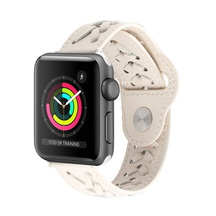 Woven Watch Strap For Apple Watch Ultra 49mm&Watch Ultra 2 49mm / Series 9&8&7 45mm / SE 3&SE 2&6&SE&5&4 44mm / 3&2&1 42mm(White)-garmade.com
