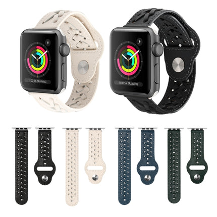 Woven Watch Strap For Apple Watch Ultra 49mm&Watch Ultra 2 49mm / Series 9&8&7 45mm / SE 3&SE 2&6&SE&5&4 44mm / 3&2&1 42mm(Green)-garmade.com