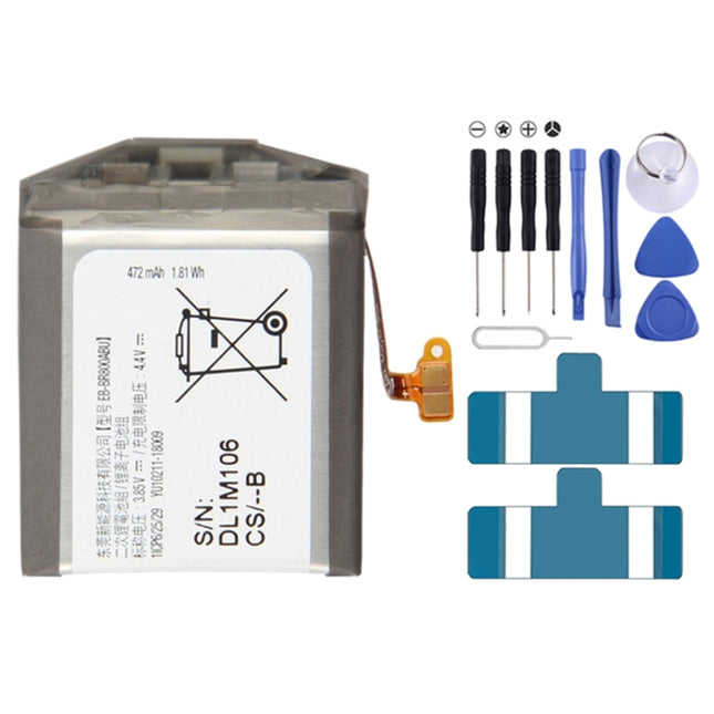 450mAh EB-BR800ABU Li-Polymer Battery Replacement For Samsung Gear S2 46mm SM-R800 SM-R805 SM-R810-garmade.com
