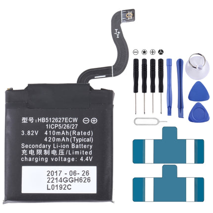 420mAh HB512627ECW For Huawei Watch 2 Pro Li-Polymer Battery Replacement-garmade.com