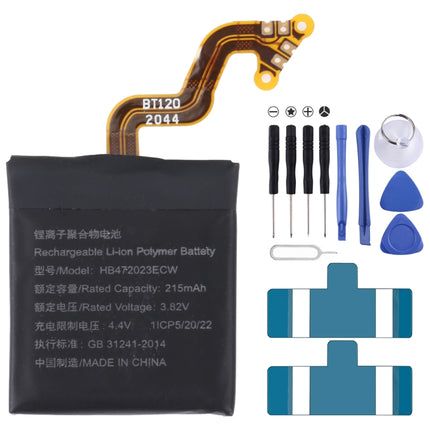 215mAh HB472023ECW For Huawei Watch GT 2 42mm Li-Polymer Battery Replacement-garmade.com