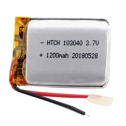 2pcs 103040 1200mAh Li-Polymer Battery Replacement-garmade.com