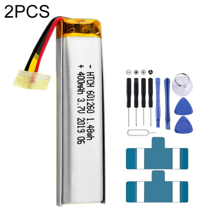 2pcs 601260 400mAh Li-Polymer Battery Replacement-garmade.com