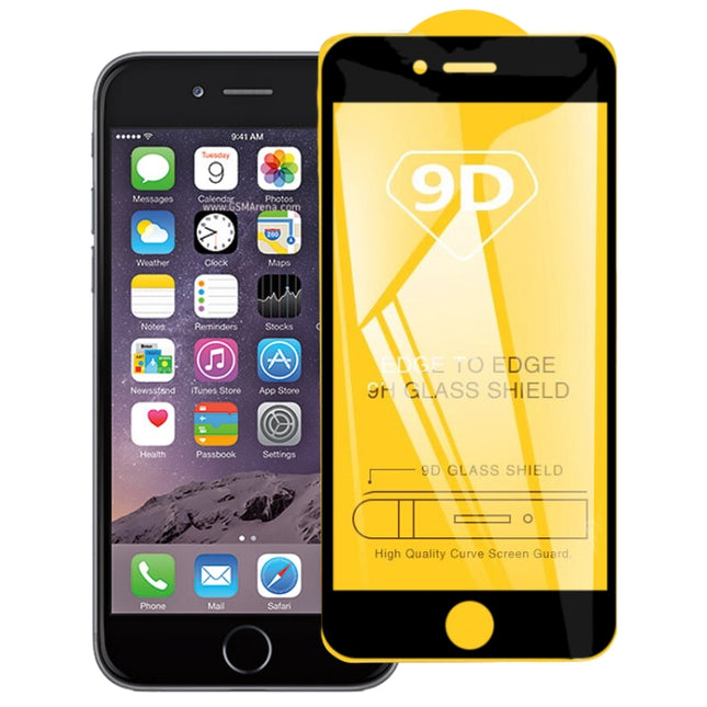 For iPhone 6 Plus & iPhone 6s Plus 9D Full Glue Full Screen Tempered Glass Film-garmade.com
