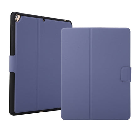 For iPad 10.2 2021 & 2020 & 2019 / Air 2019 / Pro 10.5 Electric Pressed Texture Horizontal Flip Leather Case with Holder & Pen Slot(Lavender Gray)-garmade.com