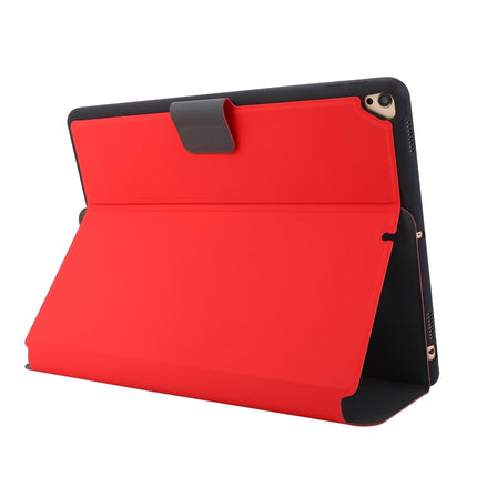 For iPad 10.2 2021 & 2020 & 2019 / Air 2019 / Pro 10.5 Electric Pressed Texture Horizontal Flip Leather Case with Holder & Pen Slot(Red)-garmade.com