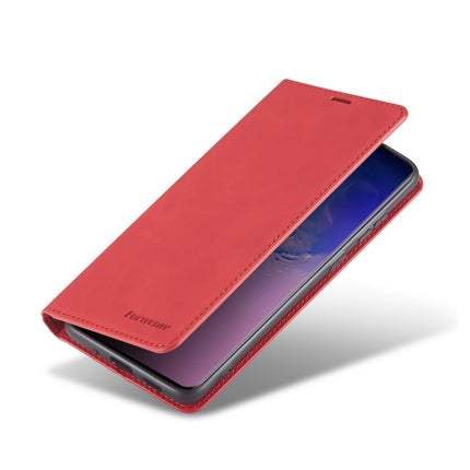 For Galaxy S20 Forwenw Dream Series Oil Edge Strong Magnetism Horizontal Flip Leather Case with Holder & Card Slots & Wallet & Photo Frame(Red)-garmade.com