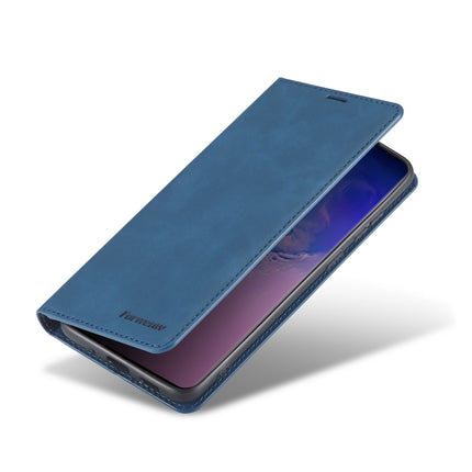 For Galaxy S20 Forwenw Dream Series Oil Edge Strong Magnetism Horizontal Flip Leather Case with Holder & Card Slots & Wallet & Photo Frame(Blue)-garmade.com