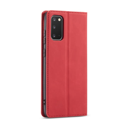 For Galaxy S20 Plus Forwenw Dream Series Oil Edge Strong Magnetism Horizontal Flip Leather Case with Holder & Card Slots & Wallet & Photo Frame(Red)-garmade.com