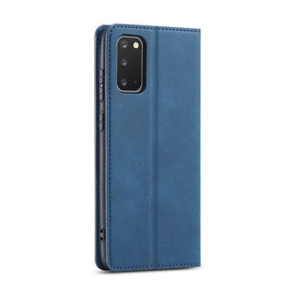 For Galaxy S20 Plus Forwenw Dream Series Oil Edge Strong Magnetism Horizontal Flip Leather Case with Holder & Card Slots & Wallet & Photo Frame(Blue)-garmade.com
