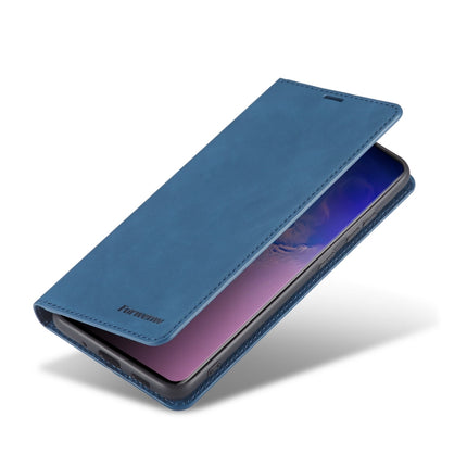 For Galaxy S20 Ultra Forwenw Dream Series Oil Edge Strong Magnetism Horizontal Flip Leather Case with Holder & Card Slots & Wallet & Photo Frame(Blue)-garmade.com