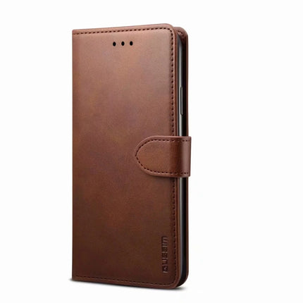 For Galaxy S20 GUSSIM Business Style Horizontal Flip Leather Case with Holder & Card Slots & Wallet(Brown)-garmade.com