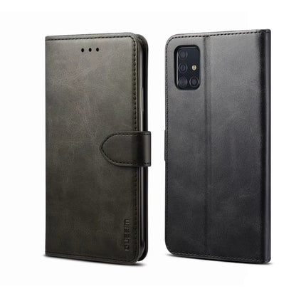 For Galaxy S20 Plus GUSSIM Business Style Horizontal Flip Leather Case with Holder & Card Slots & Wallet(Black)-garmade.com