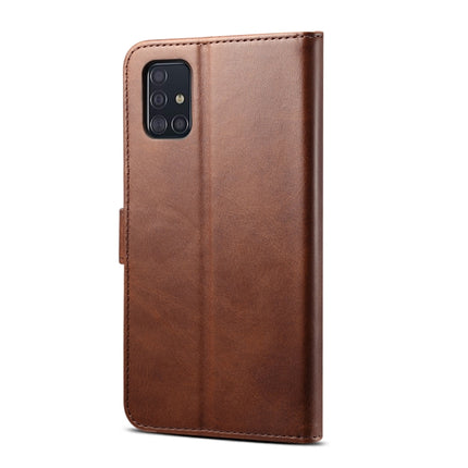 For Galaxy S20 Plus GUSSIM Business Style Horizontal Flip Leather Case with Holder & Card Slots & Wallet(Brown)-garmade.com