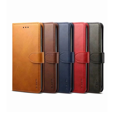 For Galaxy S20 Plus GUSSIM Business Style Horizontal Flip Leather Case with Holder & Card Slots & Wallet(Brown)-garmade.com