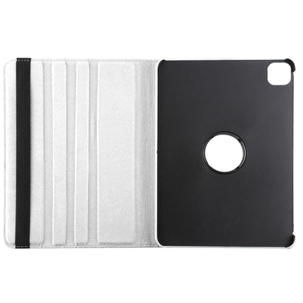 For iPad Pro 11 2022 / 2021 / 2020 / iPad Air 2020 10.9 Litchi Texture Horizontal Flip 360 Degrees Rotation Leather Tablet Case with Holder(White)-garmade.com