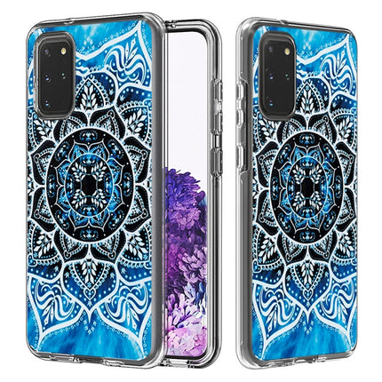 For Galaxy S20+ 2 In 1 PC + TPU Card Pattern Transparent Protective Case(Mandala)-garmade.com