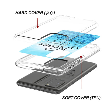 For Galaxy S20+ 2 In 1 PC + TPU Card Pattern Transparent Protective Case(Dream Catcher)-garmade.com