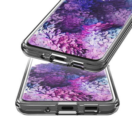For Galaxy S20+ 2 In 1 PC + TPU Card Pattern Transparent Protective Case(Sea)-garmade.com