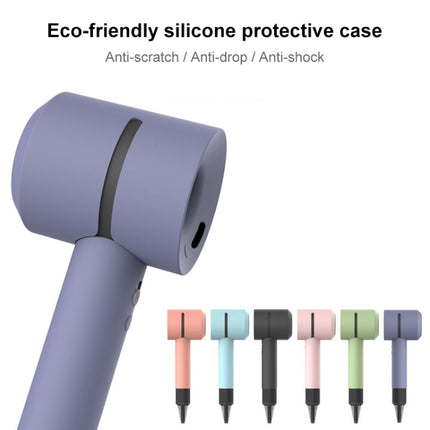 Hairdryer Shockproof Silicone Protective Case For Dyson(Lavender Grey)-garmade.com
