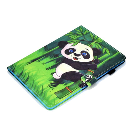 For iPad Pro 11 2020 Sewing Thread TPU Left and Right Flat Leather Tablet Case with Sleep Function & Card Slot & Buckle Anti-skid Strip and Pen Cover(Hug Bear)-garmade.com