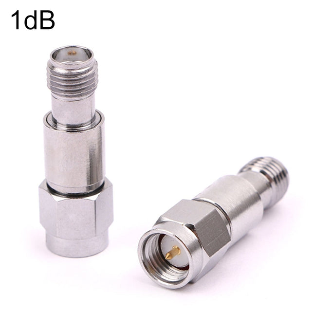 1dBi SMA Attenuator DC-6GHz SMA Coaxial Fixed Connectors-garmade.com