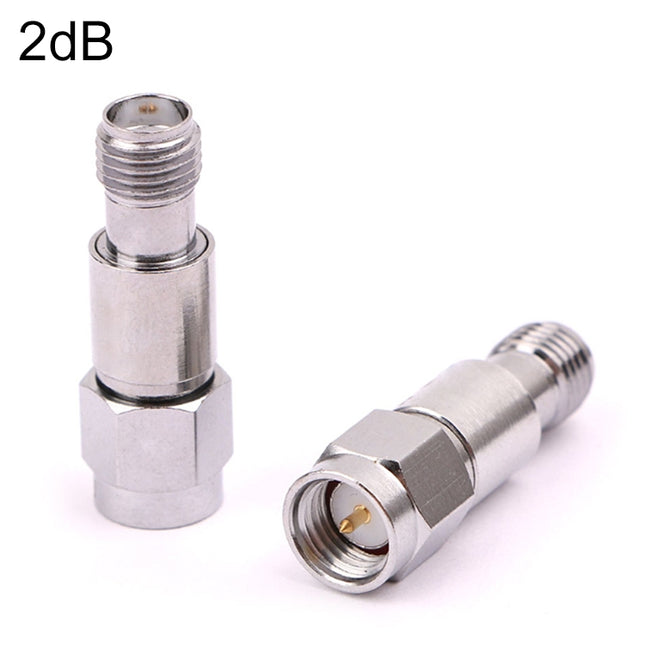 2dBi SMA Attenuator DC-6GHz SMA Coaxial Fixed Connectors-garmade.com