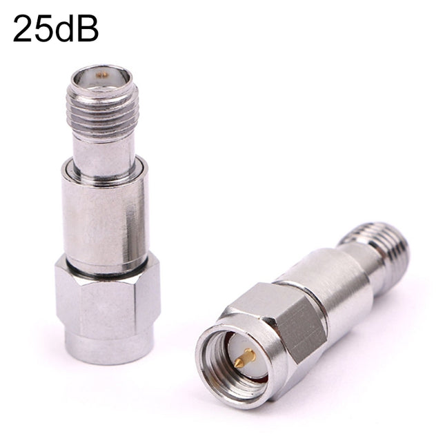25dBi SMA Attenuator DC-6GHz SMA Coaxial Fixed Connectors-garmade.com