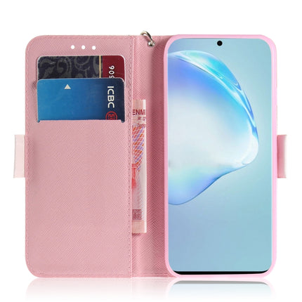 For Galaxy S20+ 3D Formula Pattern Magnetic Attraction Horizontal Flip Leather Case with Lanyard, Support Holder & Card Slot & Wallet(Butterfly High Heels)-garmade.com