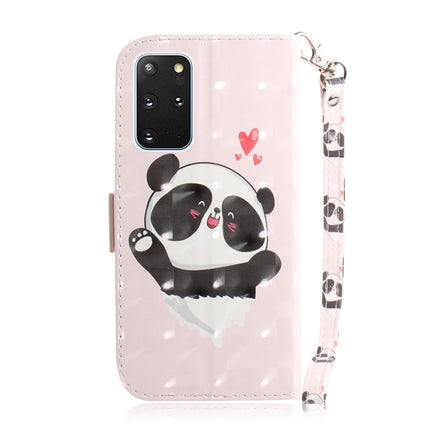 For Galaxy S20+ 3D Formula Pattern Magnetic Attraction Horizontal Flip Leather Case with Lanyard, Support Holder & Card Slot & Wallet(Love-heart Bear)-garmade.com