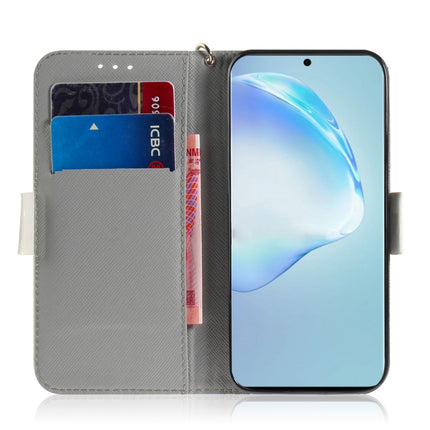 For Galaxy S20+ 3D Formula Pattern Magnetic Attraction Horizontal Flip Leather Case with Lanyard, Support Holder & Card Slot & Wallet(Watercolor Flowers)-garmade.com