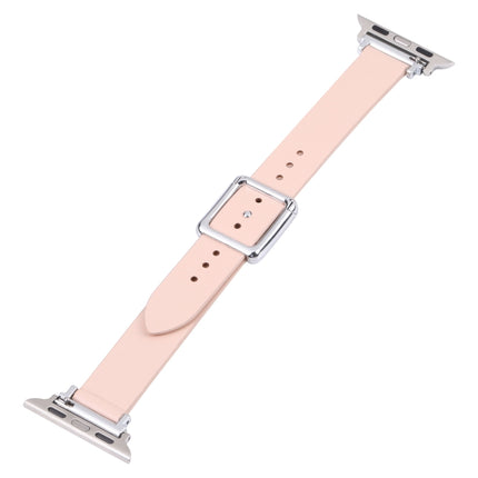 Magnetic Silver Square Buckle Watch Band For Apple Watch Ultra 49mm&Watch Ultra 2 49mm / Series 9&8&7 45mm / SE 3&SE 2&6&SE&5&4 44mm / 3&2&1 42mm(Brown)-garmade.com