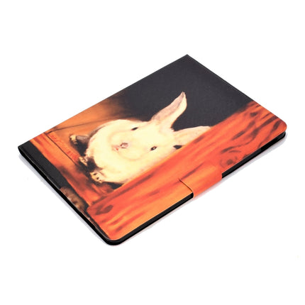 For iPad Pro 11 2020 Electric Pressed TPU Left and Right Open Flat Leather Tablet Case with Sleep Function & Card Buckle Anti-skid Strip(Bugs Bunny)-garmade.com
