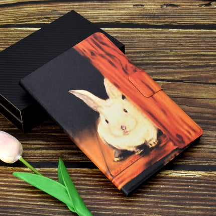 For iPad Pro 11 2020 Electric Pressed TPU Left and Right Open Flat Leather Tablet Case with Sleep Function & Card Buckle Anti-skid Strip(Bugs Bunny)-garmade.com