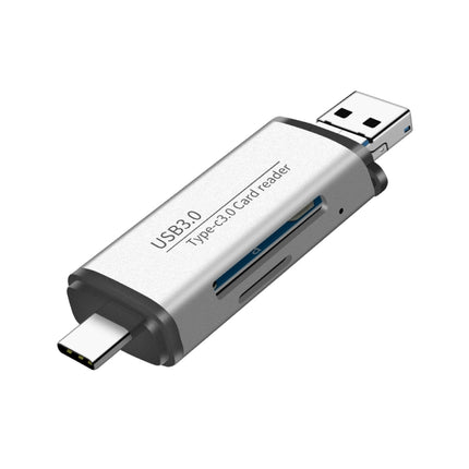 ADS-101 USB 3.0 Multi-function Card Reader(Silver)-garmade.com