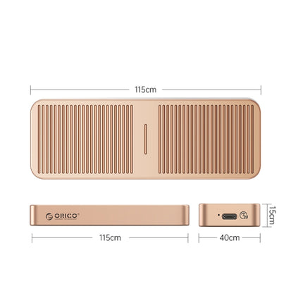 ORICO M223C3-G4-RG USB3.2 20Gbps M.2 NVMe SSD Enclosure(Gold)-garmade.com