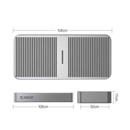 ORICO M224C3-U4-GY M.2 NVME 40Gbps SSD Enclosure(Grey)-garmade.com