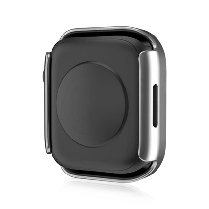 Life Waterproof Frosted 2 in 1 PC Frame + Tempered Glass Protective Case For Apple Watch Series 6 / 5 / 4 / SE 44mm(Silver)-garmade.com