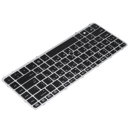 For HP EliteBook 840 G1 US Version Keyboard with Backlight and Pointing(Silver)-garmade.com