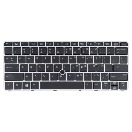 For HP EliteBook 820 G3 US Version Keyboard with Backlight and Pointing(Silver)-garmade.com