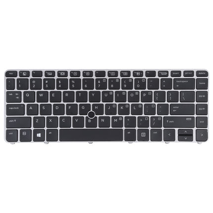 For HP EliteBook 840 G3 US Version Keyboard with Backlight and Pointing(Silver)-garmade.com