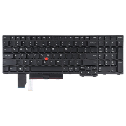 US Version Keyboard with Pointing For Lenovo Thinkpad P15V L15(Black)-garmade.com