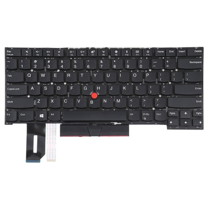 US Version Keyboard with Pointing For Lenovo Thinkpad T490S(Black)-garmade.com