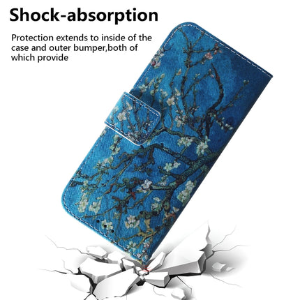 For Galaxy S20 Combined Pattern Magnetic Attraction Horizontal Flip Leather Case, Support Holder & Card Slot & Wallet(Apricot Blossom)-garmade.com