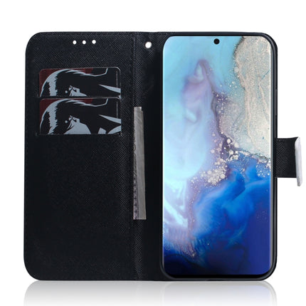 For Galaxy S20 Combined Pattern Magnetic Attraction Horizontal Flip Leather Case, Support Holder & Card Slot & Wallet(Anger)-garmade.com