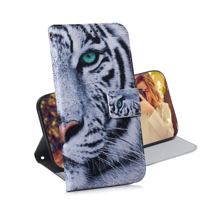 For Galaxy S20+ Combined Pattern Magnetic Attraction Horizontal Flip Leather Case, Support Holder & Card Slot & Wallet(Tiger)-garmade.com