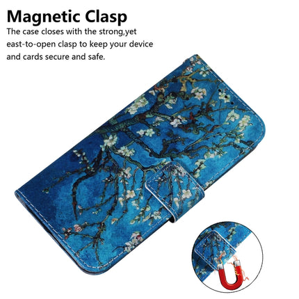For Galaxy S20+ Combined Pattern Magnetic Attraction Horizontal Flip Leather Case, Support Holder & Card Slot & Wallet(Apricot Blossom)-garmade.com