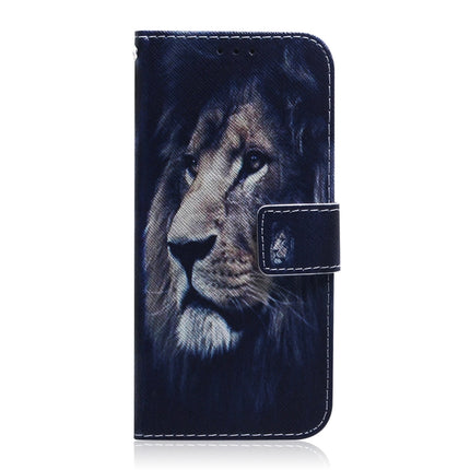 For Galaxy S20+ Combined Pattern Magnetic Attraction Horizontal Flip Leather Case, Support Holder & Card Slot & Wallet(Lion)-garmade.com