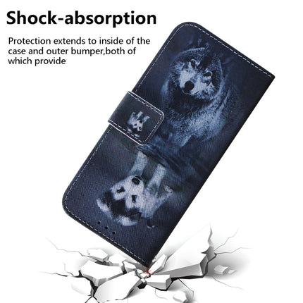 For Galaxy S20+ Combined Pattern Magnetic Attraction Horizontal Flip Leather Case, Support Holder & Card Slot & Wallet(Wolf and Dog)-garmade.com